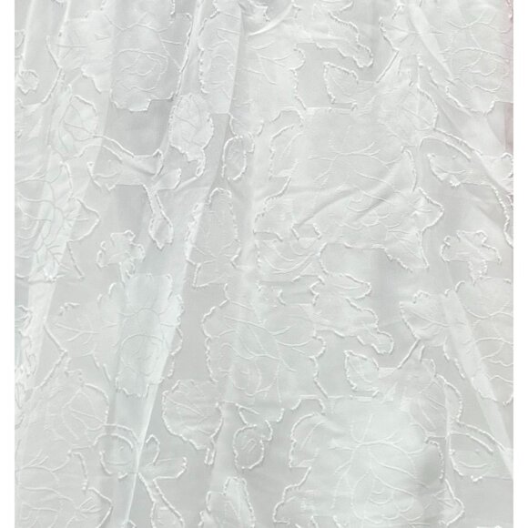 Rue 21 - Women's Summer Sleeveless High Low Hem Ruffle Floral Dress - White - 3X - Picture 15 of 16